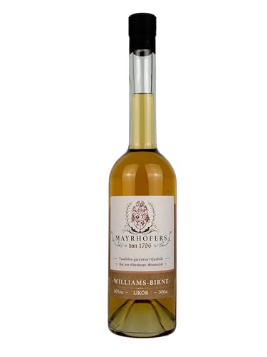 Mayrhofers von 1796 - Williams-Birnen Likör - 40% Vol. - 500 ml - Vegan von Mayrhofers von 1796