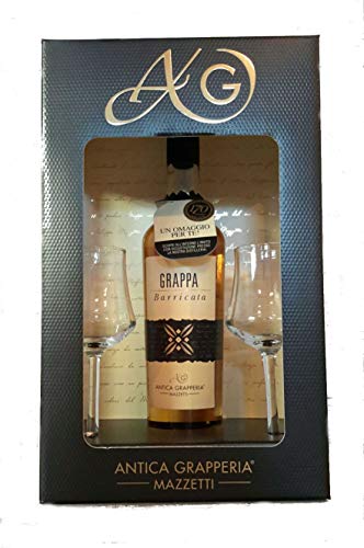 Antica Grapperia Grappa Barricata Mazzetti D'alvilla Cl 50 + 2 Calici von Mazzetti D'altavilla