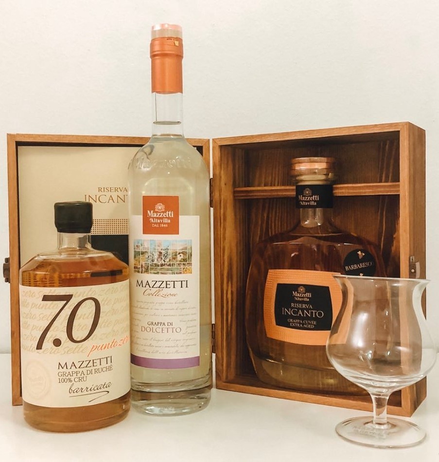 Mazzetti - Grappa Set Piemont von Mazzetti Grappa