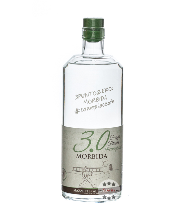 Mazzetti 3.0 Grappa Morbida  (40 % Vol., 1,0 Liter) von Mazzetti d’Altavilla