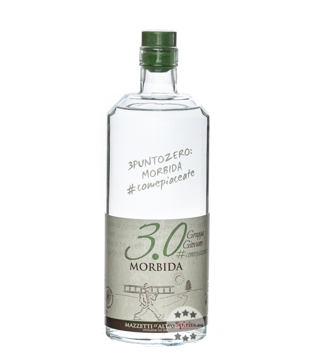 Mazzetti 3.0 Grappa Morbida  (40 % Vol., 1,0 Liter) von Mazzetti d’Altavilla