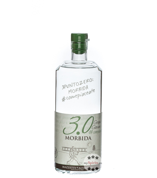 Mazzetti 3.0 Grappa Morbida 0,7l (40 % Vol., 0,7 Liter) von Mazzetti d’Altavilla