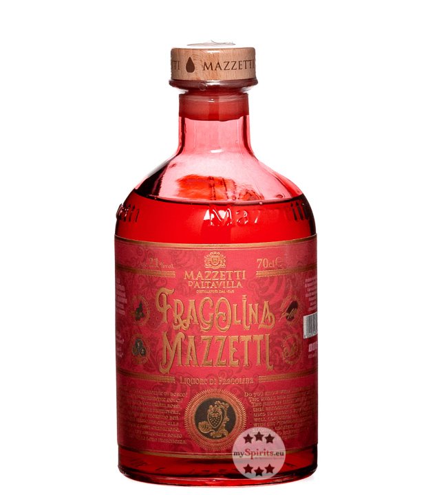Mazzetti Fragolina Likör mit Erdbeeren & Grappa (21 % Vol., 0,7 Liter) von Mazzetti d’Altavilla