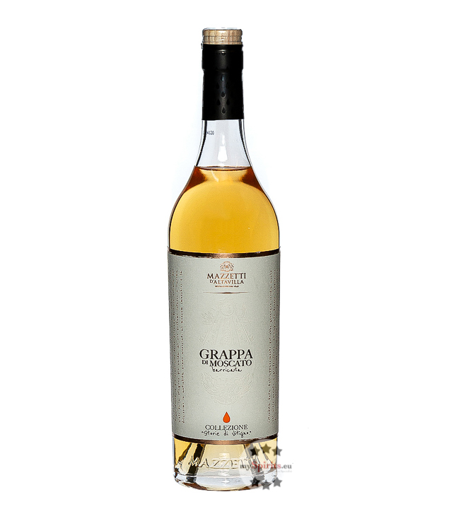 Mazzetti Grappa di Moscato Barricata (43 % Vol., 0,7 Liter) von Mazzetti d’Altavilla