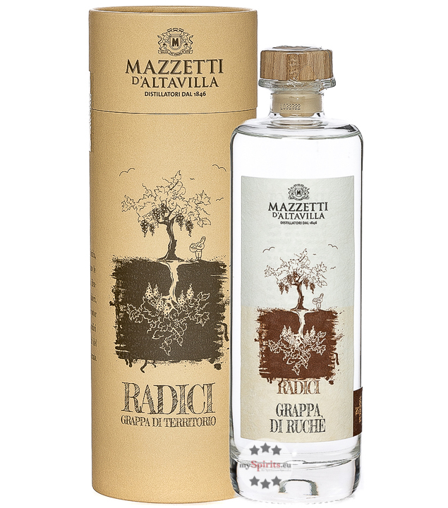 Mazzetti Grappa di Ruchè (43 % vol, 0,5 Liter) von Mazzetti d’Altavilla
