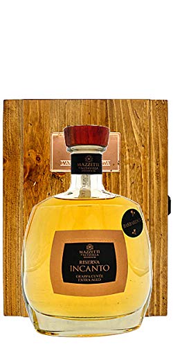 Mazzetti Risereva Incanto Grappa Cuvée Extra aged in Holzbox 0,7 Liter von Mazzetti