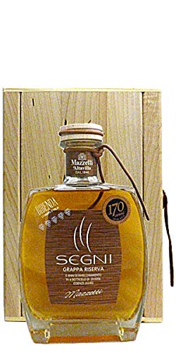 Mazzetti Segni Grappa Riserva in Holzbox 0,7 Liter von Mazzetti