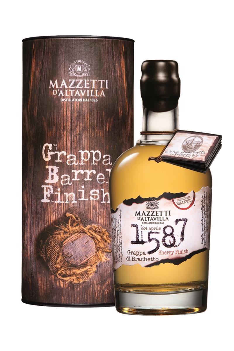 Mazzetti Grappa 1587 di Brachetto Sherry Cask Finish 0,5 l von Mazzetti Grappa