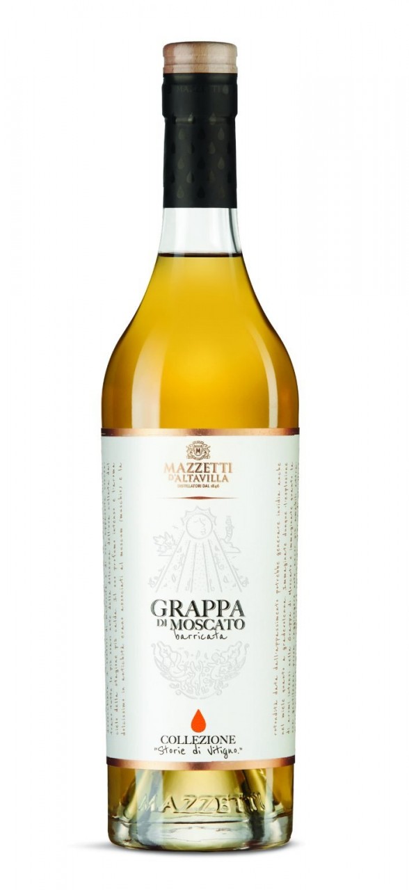 Mazzetti Grappa Moscato aged Storie di Vitigno 0,7 l von Mazzetti Grappa