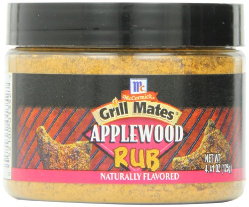 Grill Mates Applewood Einreibe Gewürz, 125 Gramm Gläser (Pack mit 12) von Grill Mates