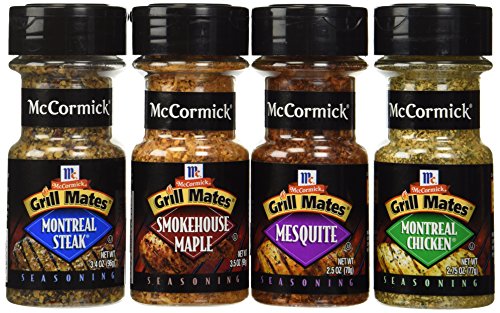 McCormick Grill Mates Variety Pack, Montreal Chicken, Montreal Steak, Mesquite Grill, Smokehouse Maple (Gewürzmischungen) von McCormick