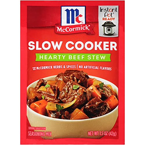 McCormick Langsam Kocher Herzhafter Rindfleisch Eintopf Gewürz, 42,45 Gramm Pakete (Paket mit 12) von McCormick