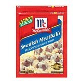 McCormick Seasoning & Sauce Mixes Swedish Meatballs 2.11OZ (Pack of 12) by McCormick von McCormick