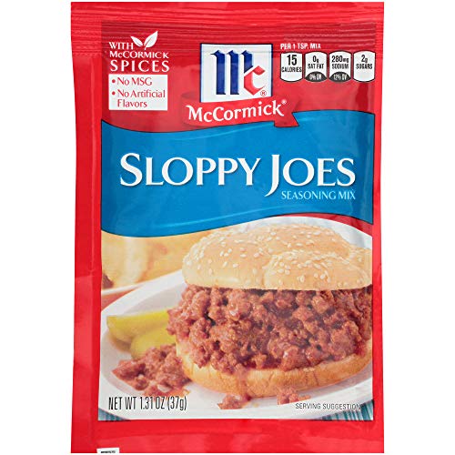 McCormick Sloppy Joe (Schlampiger Joe) Gewürz, 37,1 Gramm Einheiten (Packung mit 24) von McCormick