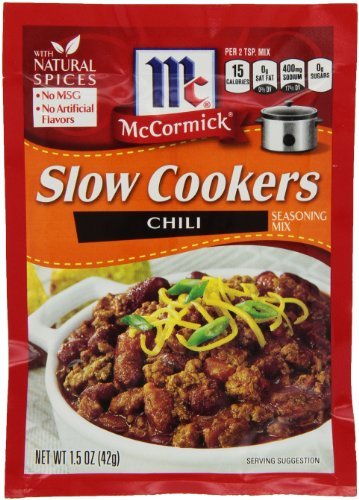 McCormick Slow Cookers Chili Seasoning, 1.5-Ounce Units (Pack of 12) by McCormick von McCormick