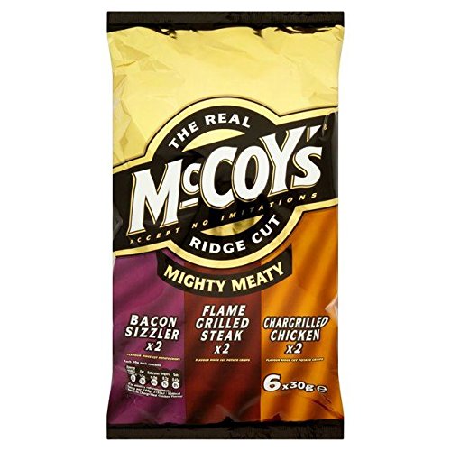 mccoy' S Ridge geschnitten Chip Fische 30 g x 6 pro Packung (2 Stück) von McCoy's