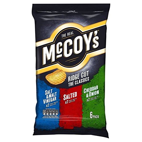 McCoy's Ridge Cut Crisps Variety 27g x 6 per pack von McCoys