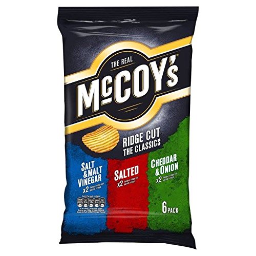 McCoy's Ridge Cut Crisps Variety 27g x 6 per pack McCoy's Ridge Cut Crisps Variety 27g x 6 per pack von McCoy's