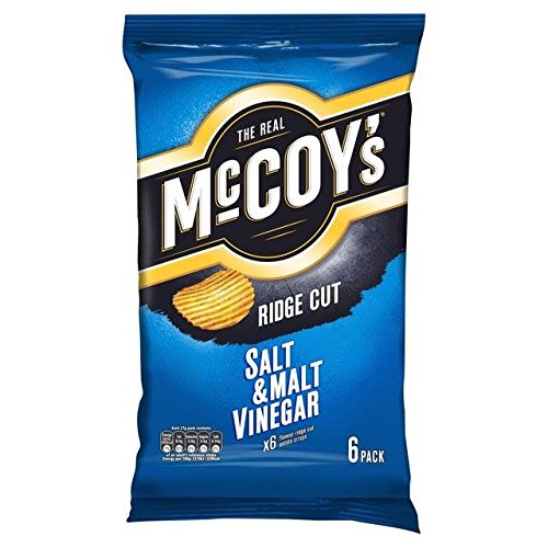 McCoy's Ridge Cut Salt & Vinegar 27g x 6 per pack von McCoy's