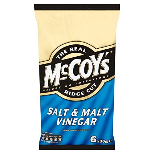 Mccoys Grat Geschnitten Salz Und Essig 30G X 6 Pro Packung von McCoy's