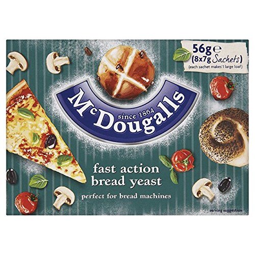 McDougalls McDougalls Briefumschläge Hefe trocken-schnelle Action 8 X 7 G (Packung von 6) von McDougalls