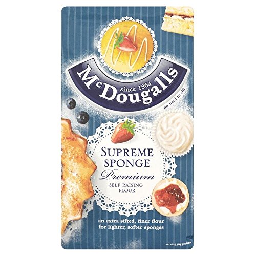 McDougalls Supreme Sponge Premium-Fertigmehl (1 kg) - Packung mit 2 von McDougalls