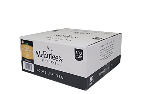 McEntee's Irish Afternoon Té a granel - Catering 1,35 kg - 600 Tasse - GEMISCHT IN IRLAND. Eine traditionelle irische Mischung aus Ceylon, Assam und kenianischem losen Tee. von McEntee's Tea