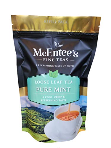 McEntee’s Pure Mint Tea Infusion- 150g Bag – Carefully Selected in Ireland, our Moroccan Mint Tea Infusion with a FRESH, REVITALIZING AND REFRESHING TASTE. von McEntee's Tea