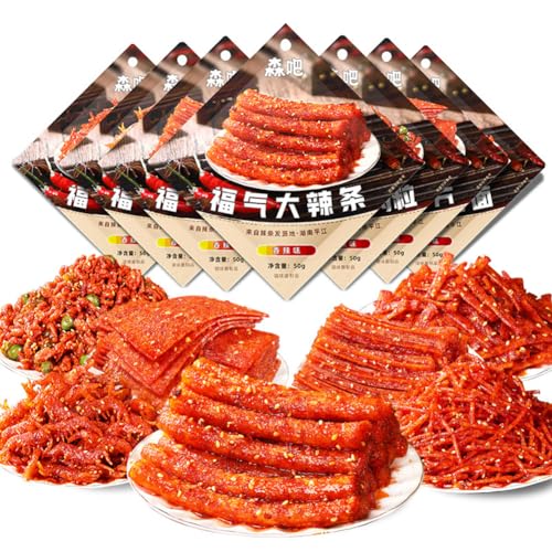 McKona Latiao - Scharfer Weizensnack 7 Packungen Latiao Süß Und Würzig Chinesische Würzige Snacks Klassische Hot Strips Fürs Büro Lässiger Snack McKona Latiao - Scharfer Weizensnack 7 Packungen Latiao Süß Und Würzig Chinesische Würzige Snacks Klassische Hot Strips Fürs Büro Lässiger Snack von McKona
