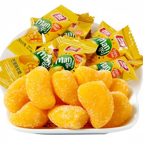 McKona-Mango Gummibonbon (200g) - Vegan, Mit Echtem Fruchtsaft, Weicher Snack von McKona