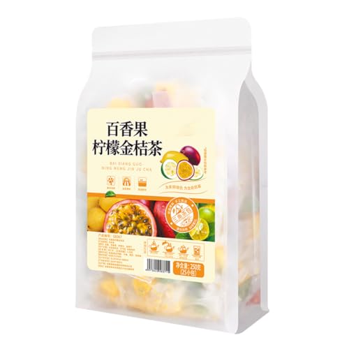 McKona Passionsfrucht-Zitronen-Kumquat-Tee: Erfrischender Und Fruchtiger Genuss Rein Natürliche Früchteteemischung, Süß-sauer McKona Passionsfrucht-Zitronen-Kumquat-Tee: Erfrischender Und Fruchtiger Genuss Rein Natürliche Früchteteemischung, Süß-sauer von McKona