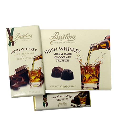 Butlers Irish Whiskey Goodies aus dunkler Schokolade im Präsent Set von McLaughlin's Irish Shop