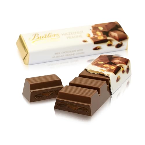 McLaughlin's Irish-Shop Butlers Schokoladenriegel mit Haselnuß-Nougat Trüffelfüllung. 75g von BUTLERS