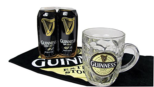 Das Guinness Bier Gedeck mit Krug unnd Bartop von McLaughlin's Irish Shop