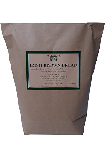 Irische Brown Bread Brot-Backmischung 1000g (auch für Scones) von McLaughlin's Irish Shop