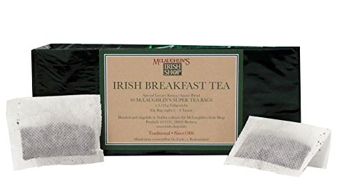 Irischer Tee in Teebeuteln McLaughlin's Irish Shop Super Tea Bags 40 Stück von McLaughlin's Irish Shop