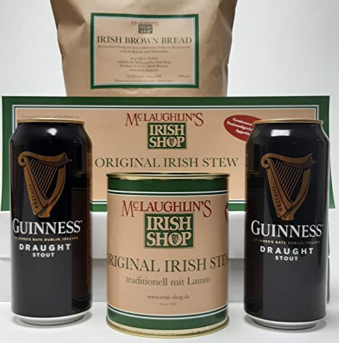 Irish Stew, Guinness Bier und Brown Bread von McLaughlin's Irish Shop