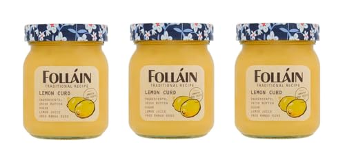 Traditional Lemon Curd - Zitronen-Aufstrich aus Irland. 3er Packung von McLaughlin's Irish Shop