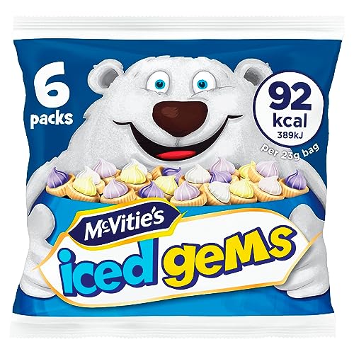 MCVITIE'S Iced Gems, 6 x 23 g von McVitie's