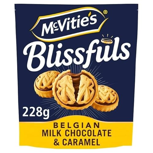 McVitie's Blissfuls Belgische Milchschokolade & Karamell, 228 g, 6 Stück von McVitie's