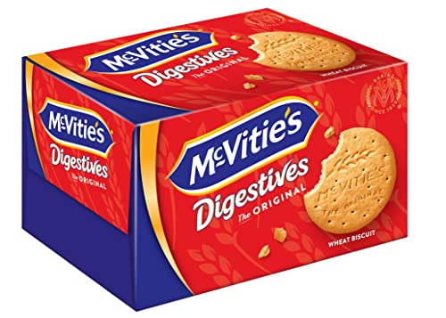 McVitie's Digestives 12 x 250 g – knusprige Kekse aus Großbritannien – unvergleichlich leckere Bisquits nach traditioneller Rezeptur – Original von McVitie's