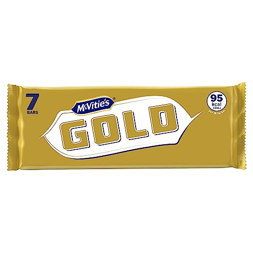 McVitie's Gold Caramel Flavor Bar Keksriegel 7 Riegel (1 Stück) von McVitie's