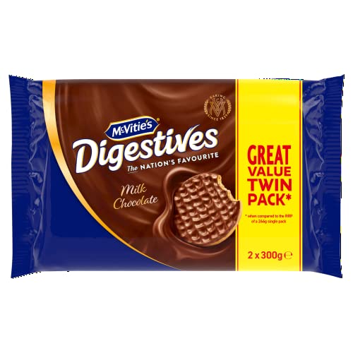 McVitie's Milchschokolade Verdauungskekse 2er Pack 300g von McVitie's