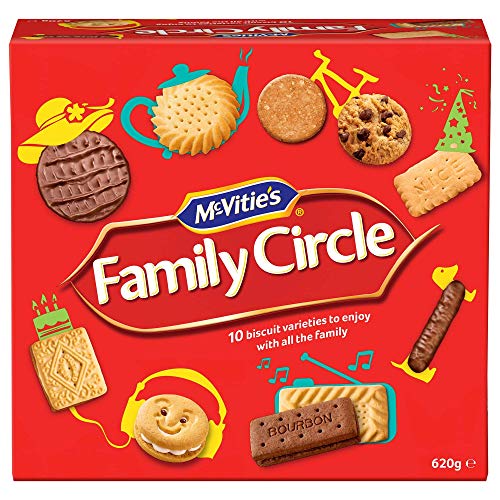 McVities Family Circle Biscuit Assortment - Pack Size = 1x620g von McVitie's