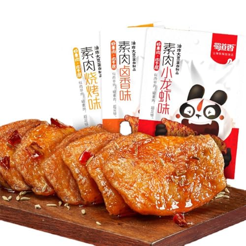 Mckona Würzig Gewürzte 15 Packungen Big Latiao Würzige Chinesische Snacks, Hot & Spicy Stick Gluten Strips, Scharfer Weizensnack Klassische Hot Strips fürs Büro, Lässiger Snack (26g*15 Pcs) von McKona