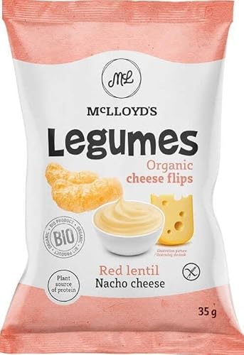 Chips mit roten Linsen, Käse glutenfrei BIO 35 g Mclloyds von Mclloyds