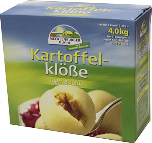 Mecklenburger Knödel halb + halb 2 x 2kg von Mecklenburger Kartoffelveredlung GmbH