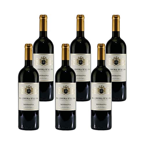 Medaina Barbera d'Alba DOC Italienischer Rotwein (6 x 0,75L) von Medaina