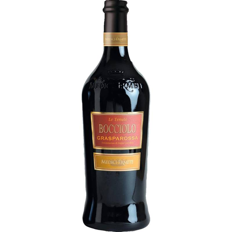 Bocciolo Lambrusco Grasparossa Dolce, Grasparossa DOC, Emilia Romagna, 2024, Perlwein / Secco von Medici Ermete & Figli srl, 42040 Reggio Emilia, Italia
