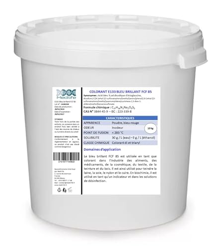 10 kg FARBE E133 GLÄNZENBLAU FCF 85: Blausäure 9 Dinatriumsalz 10 kg FARBE E133 GLÄNZENBLAU FCF 85: Blausäure 9 Dinatriumsalz von Medilife